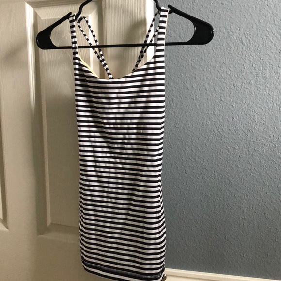 lululemon athletica Tops - Lululemon Free To Be Striped Tank